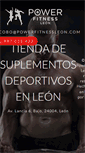 Mobile Screenshot of powerfitnessleon.com