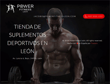 Tablet Screenshot of powerfitnessleon.com